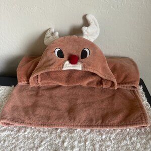 Pottery Barn Kids Rudolph Hooded Towel